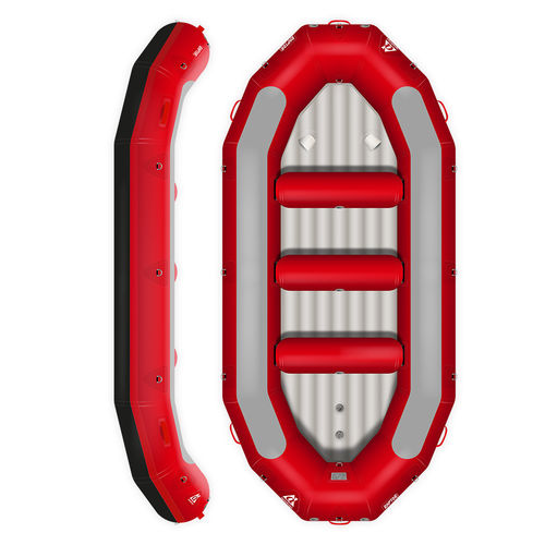 9人用ラフト - RAPTOR 425 ROUGE  - AQUADESIGN - 急流用