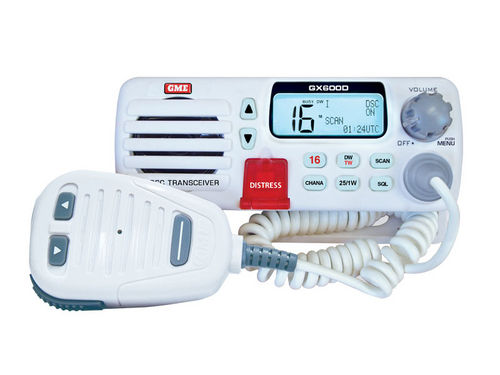 ボート用ラジオ - GX600D - GME electrophones - 固定式 / VHF / IP67