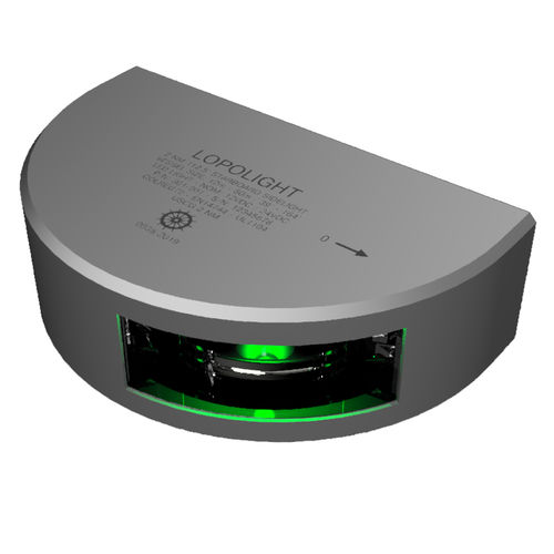 船用航海灯 - 301-101-6M - Lopolight - LED / 緑 / 横型
