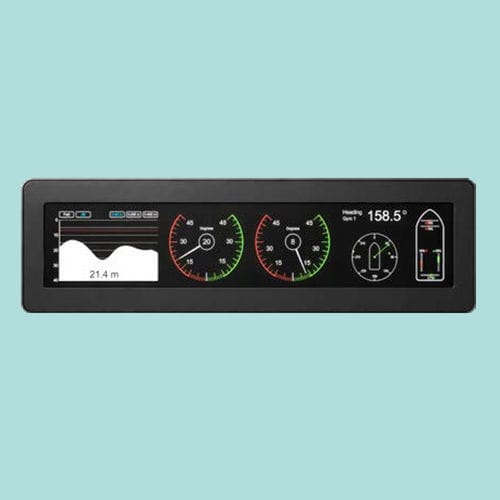 船用スクリーン - Commander Vision 1900 - Radio Zeeland DMP - 多機能 / 19インチ / タッチスクリーン