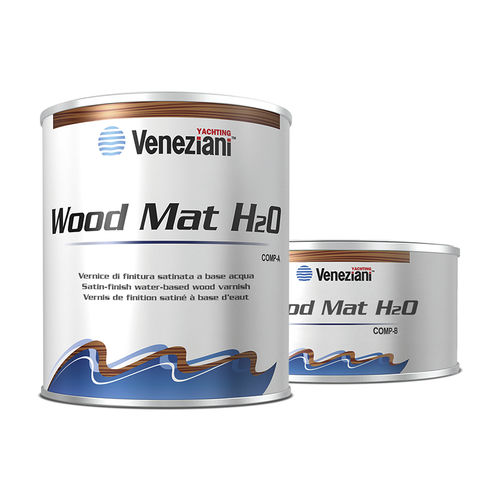 ボート用ニス - WOOD MAT H2O - Veneziani Yachting - 木材用 / 2液タイプ