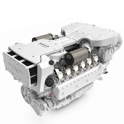 船内機 - V12-1900 - MAN Truck & Bus SE - Engines & Components - ディーゼル / クルージング用 / ターボ過給機付き