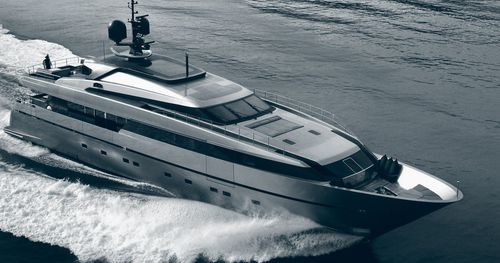 スポーツスーパーヨット - Stella M - Cantieri Navali San Lorenzo - 高部操舵室 / 移動用船艇 / 滑走船体