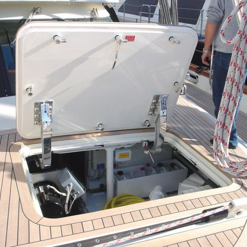 長方形デッキハッチ - 3400 SERIES - Freeman Marine Equipment - ヨット用 / オープン / 床埋め込み型
