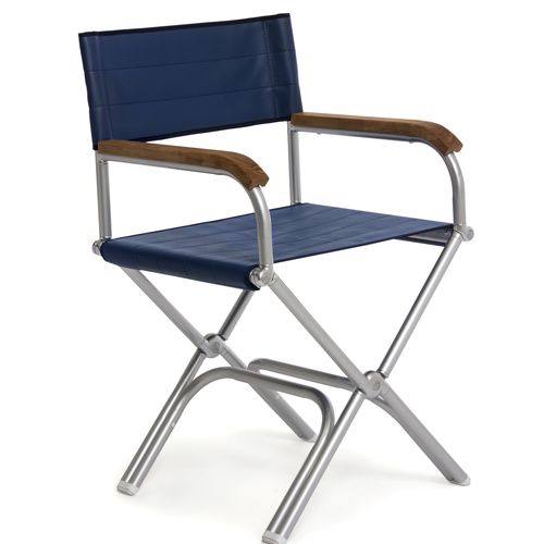 ボート用折りたたみ椅子 - A6000 Series - Forma Marine Furniture, LLC. - 折りたたみ式 / 白色 / 青色