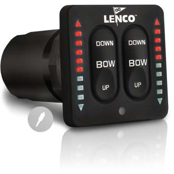 ボート用スイッチ - 15170-001 - Lenco Marine - トリムシステム用 / 防水 / LED