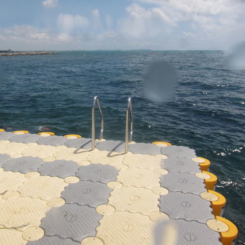 固定型プラットフォーム - PLATEFORME DE BAIGNADE - MARINEFLOOR EUROPE - 浮き / 水泳 / 多機能