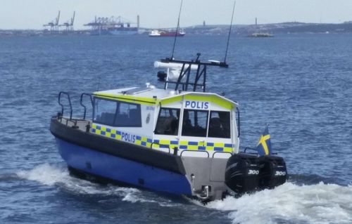 監視船業務用ボート - 100 MFC - Vector ProBoat AB - インボードウォータージェット / 船内スターンドライブ / 船外機