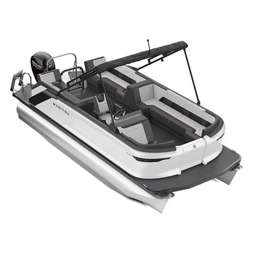船外機ポンツーンボート - 22 MAX - Manitou Pontoon Boats - 三管状 / オープン / サイドコンソール