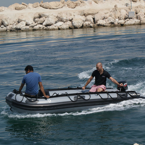 救助船業務用ボート - 4.2 M - ASIS BOATS - 船外機 / 空気圧式船 / 折り畳みインフレータブルボート