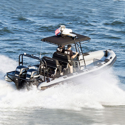 監視船業務用ボート - 8.0 M - ASIS BOATS - 救助船 / 潜水サポート船 / 船外機