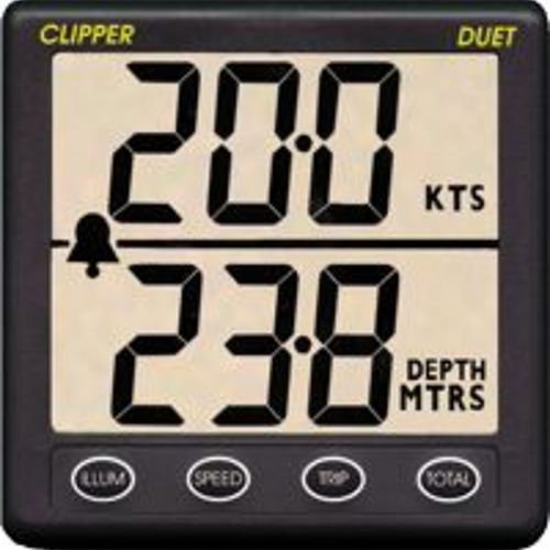 ボート用ディスプレイ - Clipper Duet - Nasa Marine - セールボート用 / 速度 / 深度