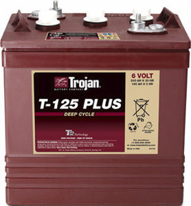 海用バッテリー - T-125 PLUS - Trojan Battery Company - 6V / 鉛 / 重放電用