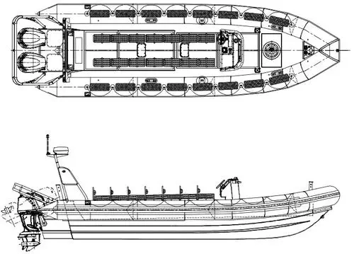 船外機業務用ボート - ZH 933 CDO - Zodiac Milpro International - 複合艇 船外機業務用ボート - ZH 933 CDO - Zodiac Milpro International - 複合艇