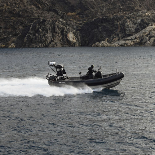 実用ボート業務用ボート - SRA 650 OB - Zodiac Milpro International - 船外機 / アルミニウム / 複合艇