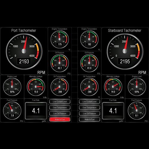 監視用ソフト - N2KView® - Maretron - 航海用 / ボート用
