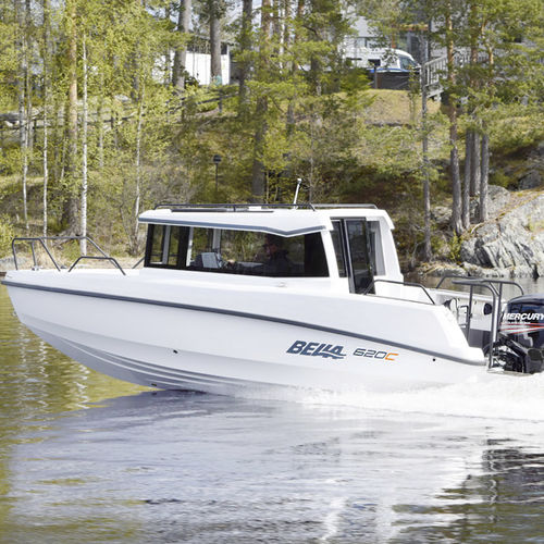 船外機デイクルーザー - 620 C - Bella Boats Oy - 室内コックピット付き / 遠出用 / スポーツフィッシング