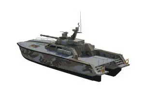 1/6 12インチ 特殊部隊ボート カタマラン業務用ボート - X18 - North Sea Boats - 船内機 / ディーゼル