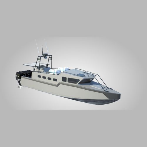 船外機業務用ボート - COMBAT INTERCEPTOR - North Sea Boats