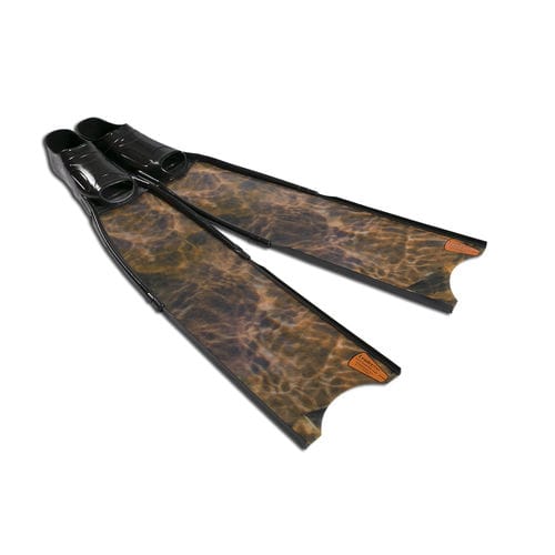 水中狩猟フィン - BROWN-CAMO - Leaderfins - ガラス繊維