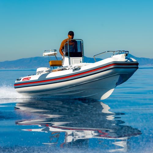 船外機インフレータブルボート - 450 Pro - ESPADON CONCEPT - リジッド / センターコンソール / 7人