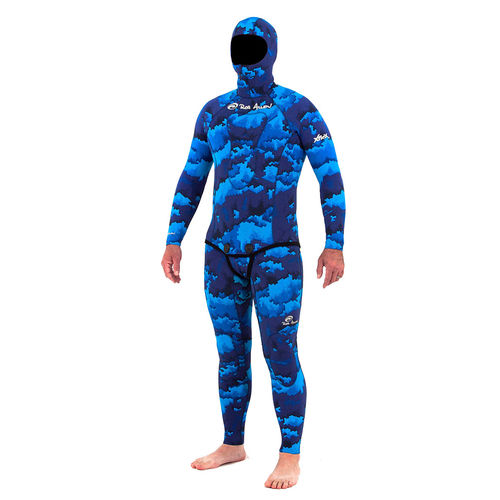 水中狩猟ウェットスーツ - Blue Water / Green / Dual Camo / Reef Camo - Rob Allen - 一体型 / フード付き / その他