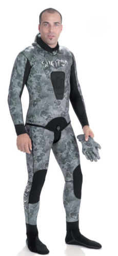 水中狩猟ウェットスーツ - BLACK DIAMOND CAMO - SPETTON - ツーピース / 3 mm / 5 mm