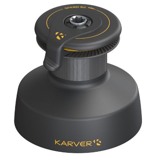 四速ウィンチ - KSW52 - KARVER SYSTEMS - アルマイト処理されたアルミ製 / レガッタヨット用