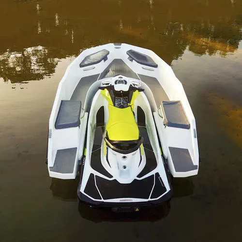 ジェットスキー推進ランナバウトボート - WAVE BOAT 444