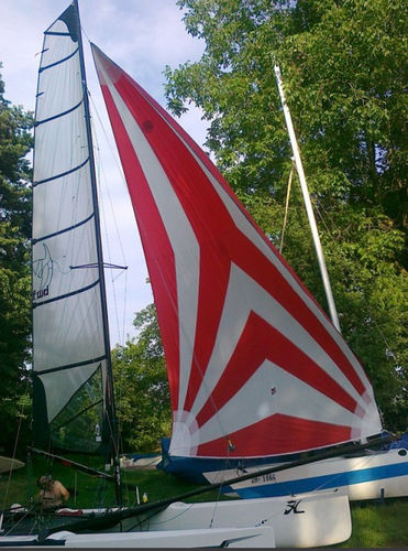 スピンネーカー - SPHB180000 - Forward Sailing - セーリングディンギー用 / F18 / Hobie 18