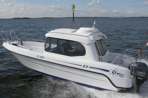 船外機デイクルーザー - 5.9X - TG Boat - 室内コックピット付き / スポーツフィッシング / 5人