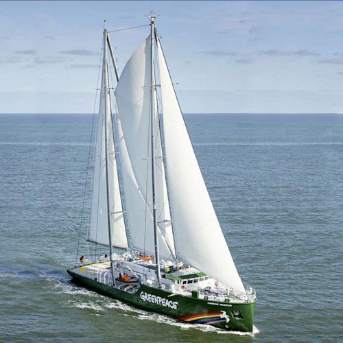 クルージングセーリングスーパーヨット - Rainbow Warrior - Fassmer - 操舵室あり / ケッチ