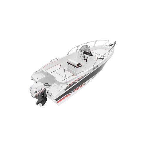 船外機センターコンソールボ－ト - 6.7 ELEGANCE - Selva Marine - Fiberglass - センターコンソール / グラスファイバー / 8人