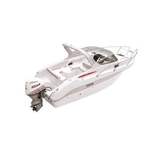 船外機キャビンクルーザ - C.6.7 PLUS - Selva Marine - Fiberglass - オープン / グラスファイバー / 8人