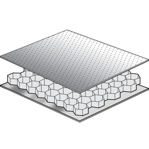 防音サンドイッチパネル - AYRLITE® 2071 - Ayres Composite Panels - アルミニウム製ハニカム / アルミニウム製