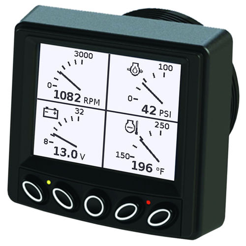 船用ディスプレイ - PowerView® 350 - FW Murphy - ボート用 / 多機能 / LCD