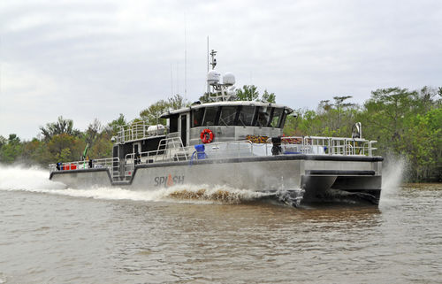 潜水用サポート専用船 - 90 ENDURANCE DSV - Metal Shark Aluminum Boats - カタマラン / アルミニウム / アルミニウム合金