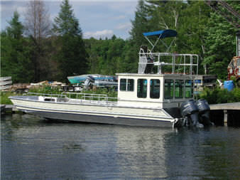 作業用平底船業務用ボート - Bullnose 30SV  - Metalcraft Marine Inc - 船外機 / アルミニウム