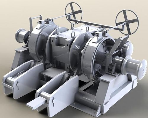 油圧式ウィンドラス - Schoellhorn-Albrecht Machine Company - 電動式 / 船用 / 横型