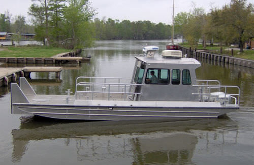 作業用平底船業務用ボート - 3110BV - Scully's Aluminum Boats - 船外機