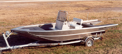 船外機バスボート - 1760V7-CC - Scully's Aluminum Boats - センターコンソール / スポーツフィッシング