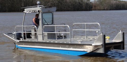 作業用平底船業務用ボート - 2484BV - Scully's Aluminum Boats - 船外機 / アルミニウム