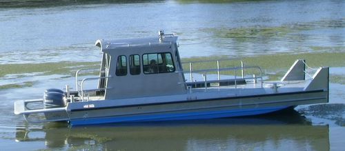 作業用平底船業務用ボート - 3010BV - Scully's Aluminum Boats - 船外機 / アルミニウム