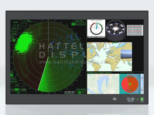 船用スクリーン - HD 32T22 MVD - Hatteland Display AS - 多機能 / PC / ナビゲーション システム