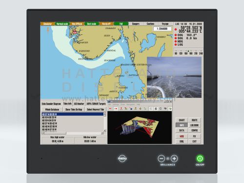 船用スクリーン - HD 15T22 MMD - Hatteland Display AS - 多機能 / PC / ナビゲーション システム