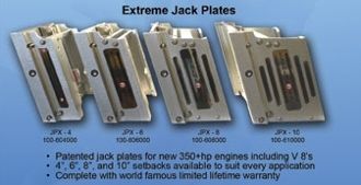 ボート用エンジンブラケット - Extreme Series  - Bob's Machine Shop - 油圧ジャッキプレート