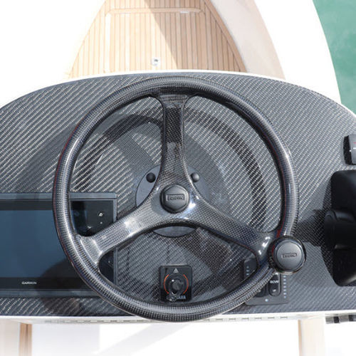 カーボンステアリングハンドル - EC3  - Edson Marine - レース