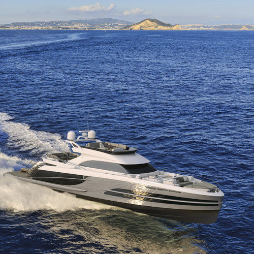 クルージングモーターヨット - CONVERTIBLE - Van der Valk Shipyard - 変換 / フライブリッジ / 操舵室あり