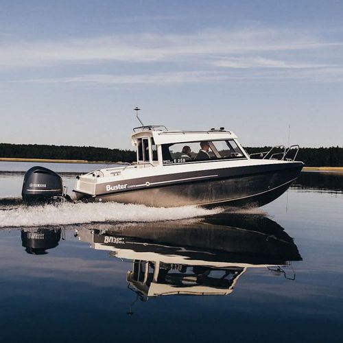 船外機漁船 - E - FISKARS Inha Works., Buster Boats - 操舵室あり / アルミニウム / 8人