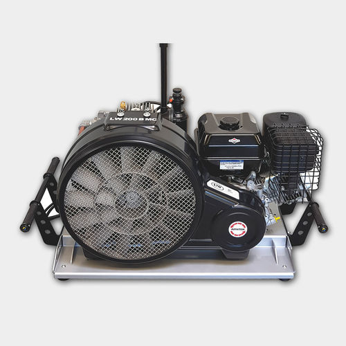 民間企業のダイビング用圧縮機 - LW 250 B MC - Lenhardt & Wagner - 呼吸空気 / ピストン式 / ガソリンエンジン